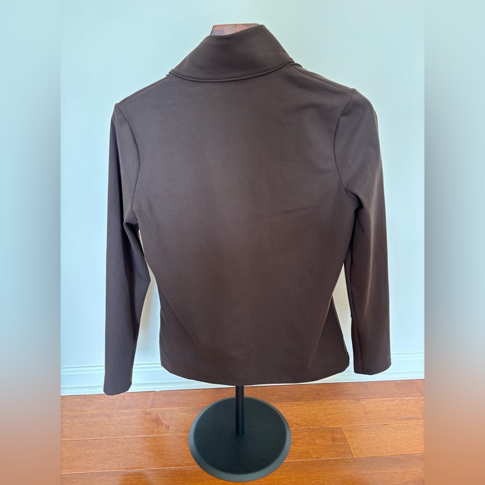 Under Armour Brown Zip Up jacket‎ Women Small NWT - Picture 3 of 5